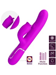 Vibratore Rabbit Con Licing Fucsia - PRETTY LOVE FLIRTATION - Vibratori Rabbit | erosidea.com