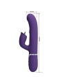 Vibratore Rabbit Con Lingua Viola - PRETTY LOVE FLIRTATION - Vibratori Rabbit | erosidea.com
