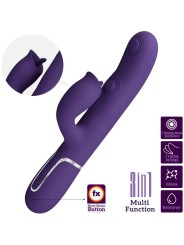 Vibratore Rabbit Con Lingua Viola - PRETTY LOVE FLIRTATION - Vibratori Rabbit | erosidea.com