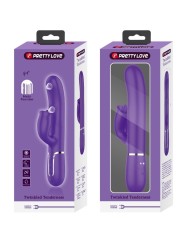 Vibratore Rabbit Con Lingua Viola - PRETTY LOVE FLIRTATION - Vibratori Rabbit | erosidea.com
