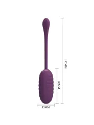 Uovo Vibrante Ricaricabile Casper Viola - PRETTY LOVE SMART - Ovetti Palline Sfere | erosidea.com