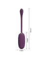 Uovo Vibrante Ricaricabile Casper Viola - PRETTY LOVE SMART - Ovetti Palline Sfere | erosidea.com