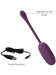 Uovo Vibrante Ricaricabile Casper Viola - PRETTY LOVE SMART - Ovetti Palline Sfere | erosidea.com