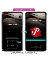Uovo Vibrante Ricaricabile Casper Viola - PRETTY LOVE SMART - Ovetti Palline Sfere | erosidea.com
