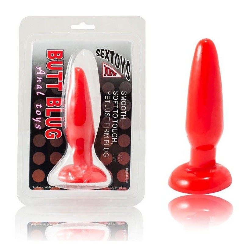 Plug Anale Piccolo Rosso 15 Cm - BAILE ANAL - Plug e Catene Anali | erosidea.com