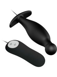 Plug Anale In Silicone 12 Modalit Di Vibrazione Nero - PRETTY LOVE - Plug e Catene Anali | erosidea.com