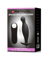 Plug Anale In Silicone 12 Modalit Di Vibrazione Nero - PRETTY LOVE - Plug e Catene Anali | erosidea.com