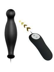 Plug Anale In Silicone 12 Modalit Di Vibrazione Nero - PRETTY LOVE - Plug e Catene Anali | erosidea.com