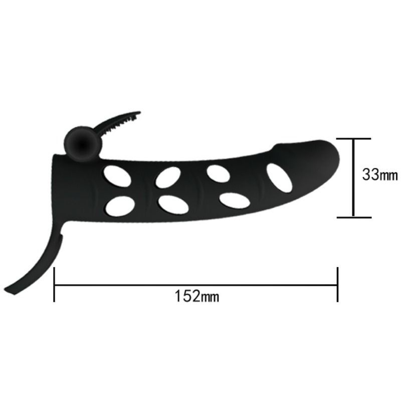 Pretty Love - Copertura In Silicone Con Vibrazione 15.2 Cm - PRETTY LOVE MALE - Vibratori | erosidea.com