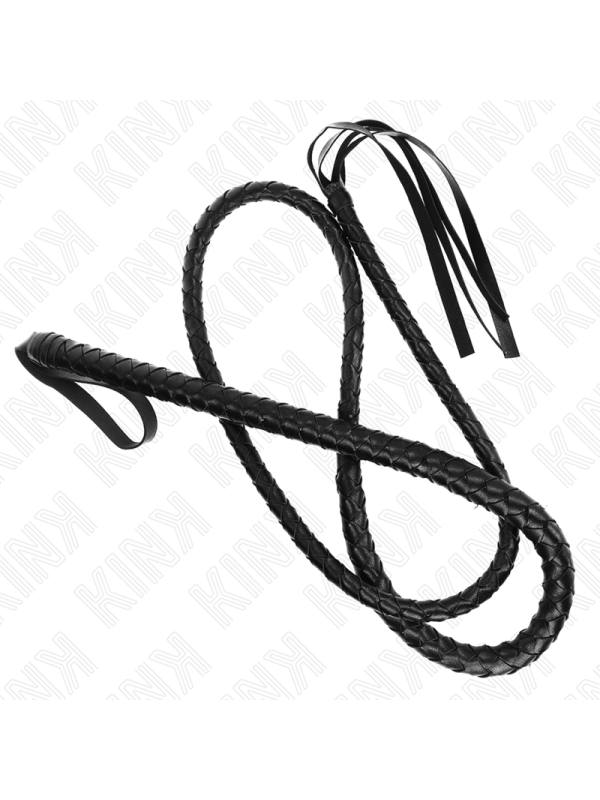 Kink - Frusta Serpente Lunga Nera 210 Cm - KINK IMPACT & TOUCH - Fruste e Sculacciatori | erosidea.com