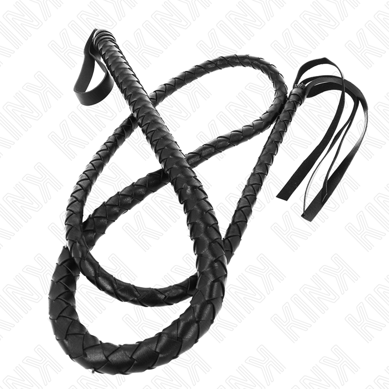 Kink - Frusta Serpente Lunga Nera 210 Cm - KINK IMPACT & TOUCH - Fruste e Sculacciatori | erosidea.com