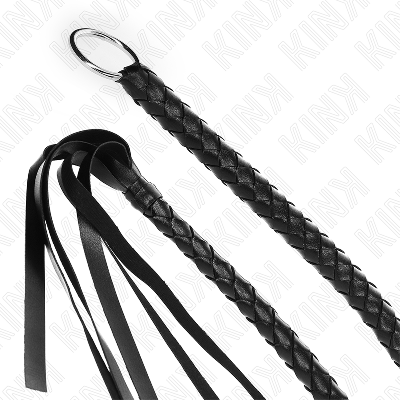 Kink - Frusta Serpente Con Anello Mano Nera 65 Cm - KINK IMPACT & TOUCH - Fruste e Sculacciatori | erosidea.com