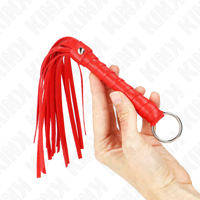 Kink - Mini Frusta Semplice Rossa 28 Cm - KINK IMPACT & TOUCH - Fruste e Sculacciatori | erosidea.com