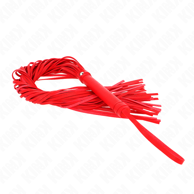 Kink - Frusta In Pvc Morbido Rosso 70 Cm - KINK IMPACT & TOUCH - Fruste e Sculacciatori | erosidea.com