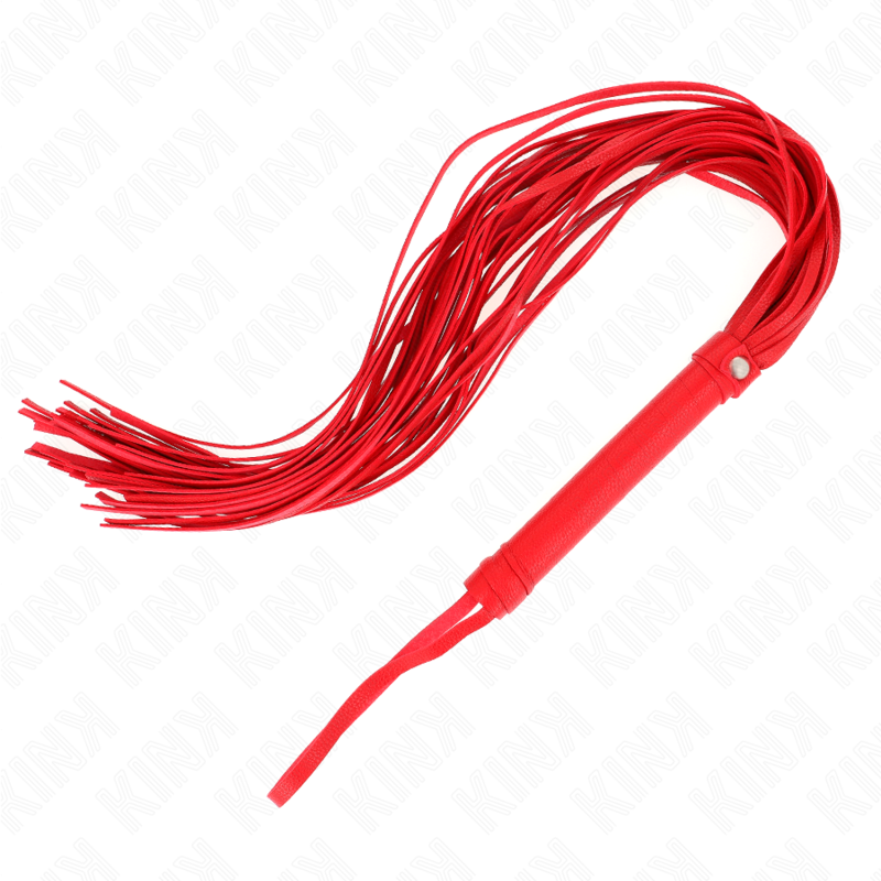 Kink - Frusta In Pvc Morbido Rosso 70 Cm - KINK IMPACT & TOUCH - Fruste e Sculacciatori | erosidea.com