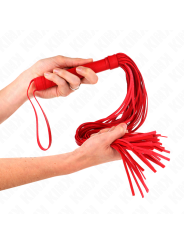 Kink - Frusta In Pvc Morbido Rosso 70 Cm - KINK IMPACT & TOUCH - Fruste e Sculacciatori | erosidea.com