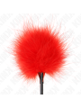 Kink - Piume Rosse Tickle Utilizzate Per Il Kit Bondage 27 Cm - KINK IMPACT & TOUCH - Fruste e Sculacciatori | erosidea.com