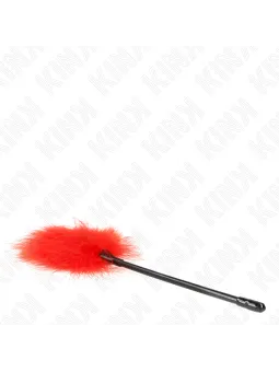 Kink - Piume Sollecitanti Con Pagaia A Forma Di Rosa 8 Cm - KINK IMPACT & TOUCH - Fruste e Sculacciatori | erosidea.com
