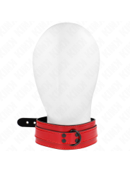 Kink - Collana Regolabile Vino Rosso 375-495 Cm X 5 Cm - KINK COLLAR & GAG - Bondage | erosidea.com