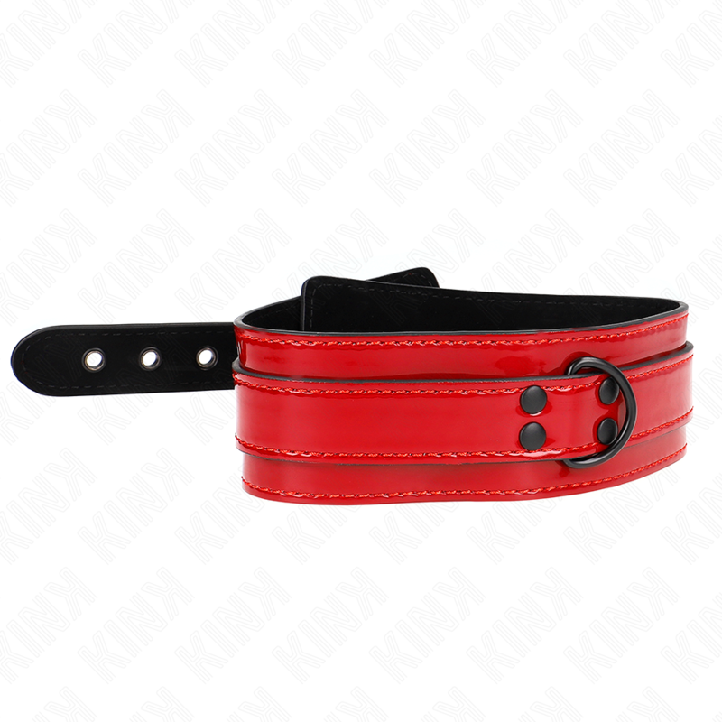 Kink - Collana Regolabile Vino Rosso 375-495 Cm X 5 Cm - KINK COLLAR & GAG - Bondage | erosidea.com