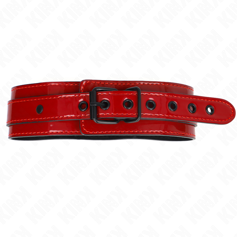 Kink - Collana Regolabile Vino Rosso 375-495 Cm X 5 Cm - KINK COLLAR & GAG - Bondage | erosidea.com