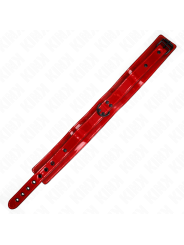 Kink - Collana Regolabile Vino Rosso 375-495 Cm X 5 Cm - KINK COLLAR & GAG - Bondage | erosidea.com