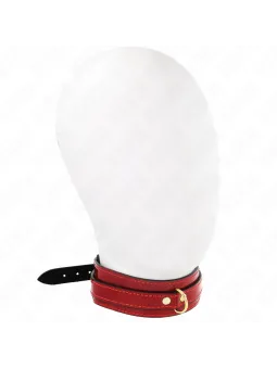 Kink - Collana Regolabile Rosso Vino Con Dettagli Oro 29-425 Cm X 4 Cm
