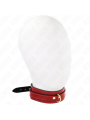 Kink - Collana Regolabile Rosso Vino Con Dettagli Oro 29-425 Cm X 4 Cm - KINK COLLAR & GAG - Bondage | erosidea.com