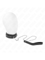 Kink - Collana In Pelle Pvc Con Cintura 105 Cm Rivetto Strass 41.5 X 4 Cm - KINK COLLAR & GAG - Bondage | erosidea.com