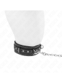Kink - Collana In Pelle Pvc Con Cintura 105 Cm Rivetto Strass 41.5 X 4 Cm - KINK COLLAR & GAG - Bondage | erosidea.com