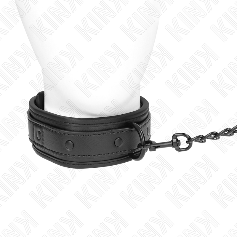 Kink - Collare Bondage In Neoprene Modello 2 Con Cintura 78 Cm Regolabile 375 X 495 Cm - KINK COLLAR & GAG - Collari e Guinzagli | erosidea.com