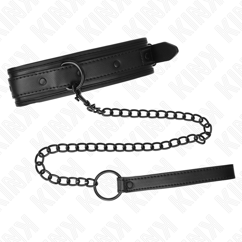 Kink - Collare Bondage In Neoprene Modello 2 Con Cintura 78 Cm Regolabile 375 X 495 Cm - KINK COLLAR & GAG - Collari e Guinzagli | erosidea.com