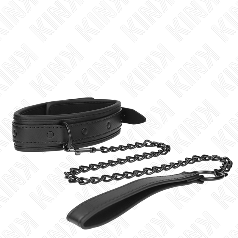 Kink - Collare Bondage In Neoprene Modello 2 Con Cintura 78 Cm Regolabile 375 X 495 Cm - KINK COLLAR & GAG - Collari e Guinzagli | erosidea.com
