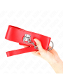 Kink - Collana Con Cintura 65 Cm Con Largo Cinturino Rosso Regolabile 335-41 Cm X 5 Cm - KINK COLLAR & GAG - Bondage | erosidea.com