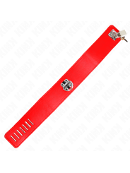 Kink - Collana Con Cintura 65 Cm Con Largo Cinturino Rosso Regolabile 335-41 Cm X 5 Cm - KINK COLLAR & GAG - Bondage | erosidea.com