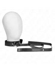 Kink - Collana Con Cintura 116 Cm Nero Cinturino Regolabile 32-50 Cm X 8 Cm - KINK COLLAR & GAG - Bondage | erosidea.com