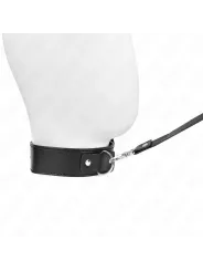 Kink - Collana Con Cintura 116 Cm Nero Cinturino Regolabile 32-50 Cm X 8 Cm - KINK COLLAR & GAG - Bondage | erosidea.com