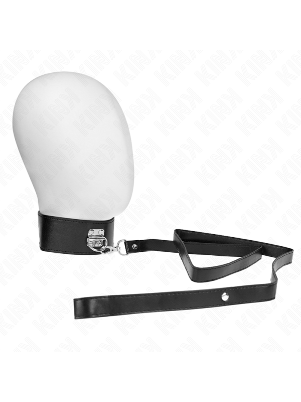 Kink - Collana Con Cintura 116 Cm Modello 2 Regolabile 36-43 Cm X 5 Cm - KINK COLLAR & GAG - Bondage | erosidea.com