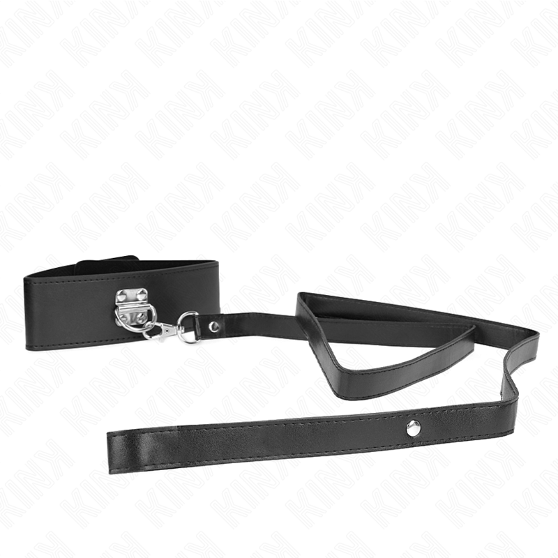 Kink - Collana Con Cintura 116 Cm Modello 2 Regolabile 36-43 Cm X 5 Cm - KINK COLLAR & GAG - Bondage | erosidea.com