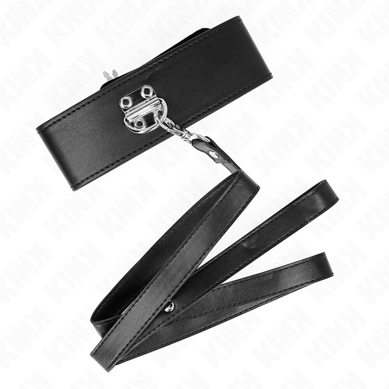 Kink - Collana Con Cintura 116 Cm Modello 2 Regolabile 36-43 Cm X 5 Cm - KINK COLLAR & GAG - Bondage | erosidea.com
