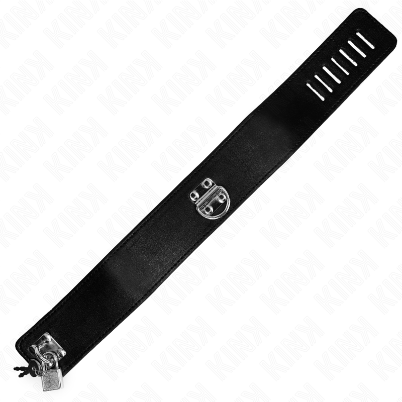 Kink - Collana Con Cintura 116 Cm Modello 2 Regolabile 36-43 Cm X 5 Cm - KINK COLLAR & GAG - Bondage | erosidea.com