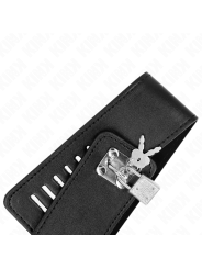 Kink - Collana Con Cintura 116 Cm Modello 2 Regolabile 36-43 Cm X 5 Cm - KINK COLLAR & GAG - Bondage | erosidea.com