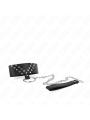 Kink - Collana Con Cintura 65 Cm Con Rivetto A V Regolabile 36-43 Cm X 5 Cm - KINK COLLAR & GAG - Bondage | erosidea.com