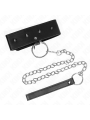Kink - Collana 65 Cm Con Guinzaglio Con Borchie Argento Modello 2 Regolabile 36-43 Cm X 5 Cm - KINK COLLAR & GAG - Collari e Guinzagli | erosidea.com