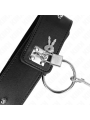 Kink - Collana 65 Cm Con Guinzaglio Con Borchie Argento Modello 2 Regolabile 36-43 Cm X 5 Cm - KINK COLLAR & GAG - Collari e Guinzagli | erosidea.com