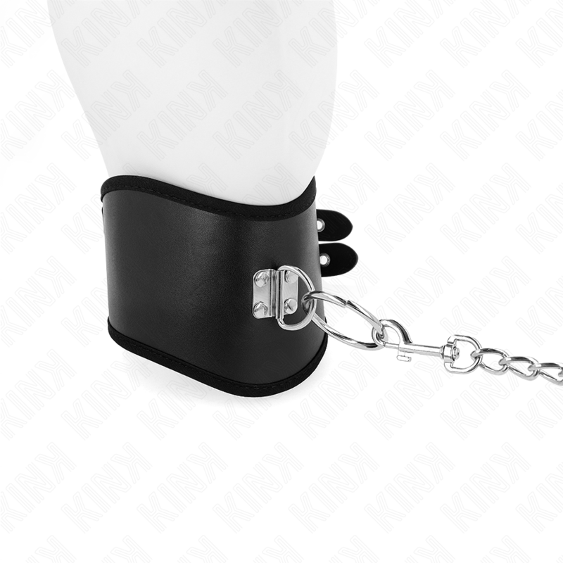 Kink - Collana 65 Cm Con Cinturino Largo Regolabile 40-55 Cm X 10 Cm - KINK COLLAR & GAG - Bondage | erosidea.com