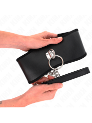 Kink - Collana 65 Cm Con Cinturino Largo Regolabile 40-55 Cm X 10 Cm - KINK COLLAR & GAG - Bondage | erosidea.com