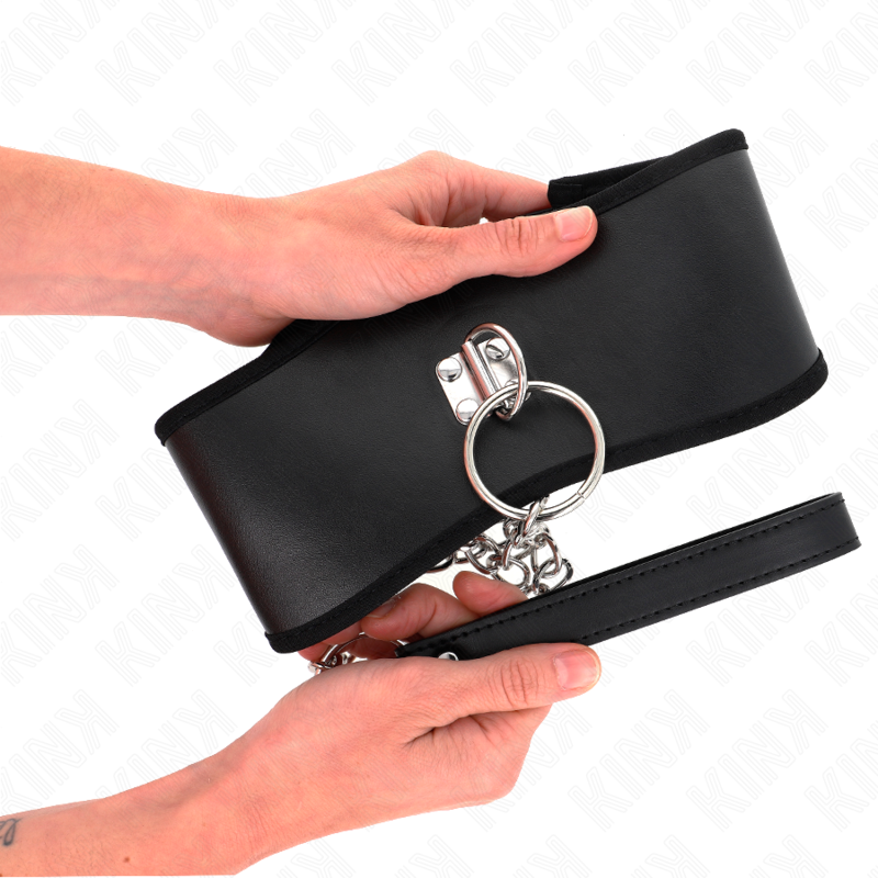 Kink - Collana 65 Cm Con Cinturino Largo Regolabile 40-55 Cm X 10 Cm - KINK COLLAR & GAG - Bondage | erosidea.com