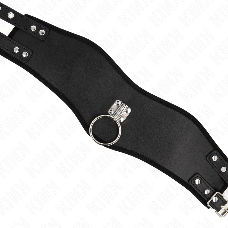 Kink - Collana 65 Cm Con Cinturino Largo Regolabile 40-55 Cm X 10 Cm - KINK COLLAR & GAG - Bondage | erosidea.com
