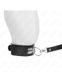 Kink - Guinzaglio Borchie 116 Cm Collare Con Cinturino In Similpelle 50 X 5 Cm - KINK COLLAR & GAG - Collari e Guinzagli | erosidea.com